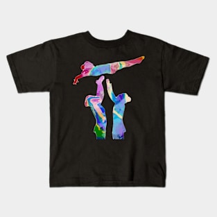 A women’s trio doing helicopter Kids T-Shirt